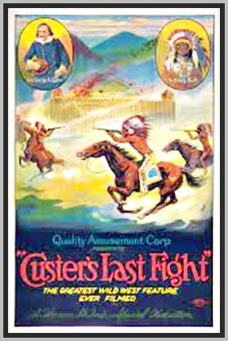 CUSTER'S LAST FIGHT - 1924 - FRANCIS FORD - SILENT - RARE DVD