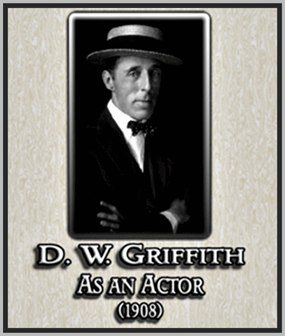 D. W. GRIFFITH AS AN ACTOR - 1908 - SILENT - RARE DVD