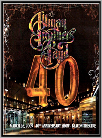 THE ALLMAN BROTHERS WITH ZZTOP - BEACON THEATER - NY - 2009 - 1 DVD