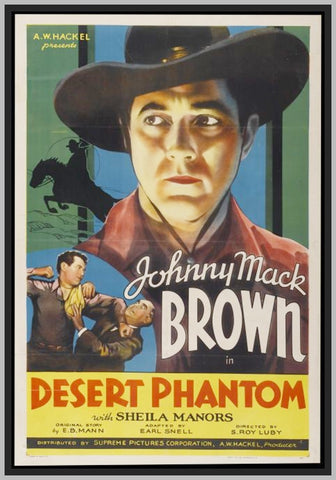 DESERT PHANTOM - 1936 - JOHNNY MACK BROWN - RARE DVD