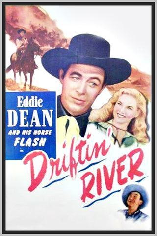 DRIFTIN' RIVER - 1946 - EDDIE DEAN - RARE DVD