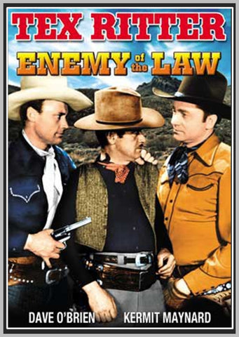 ENEMY OF THE LAW - 1945 - TEX RITTER - RARE DVD