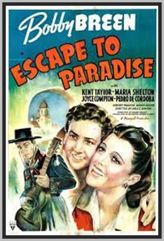 ESCAPE TO PARADISE - 1939 - KENT TAYLOR - RARE DVD