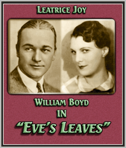 EVE-S LEAVES - 1926 - LEATRICE JOY - SILENT - RARE DVD