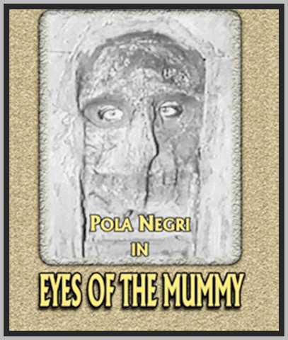 THE EYES OF THE MUNNY - 1918 - POLA NEGRI - SILENT - RARE DVD