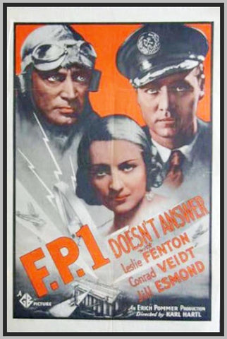 F.P.1 DOESN'T ANSWER - 1933 - USA - GEORGE MERRITT - RARE DVD