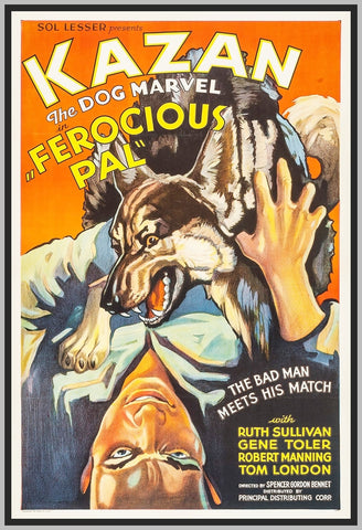 FEROCIOUS PAL - 1934 - RUTH SULLIVAN - RARE DVD