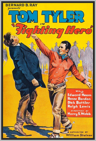 FIGHTING HERO - 1934 - TOM TYLER - RARE DVD