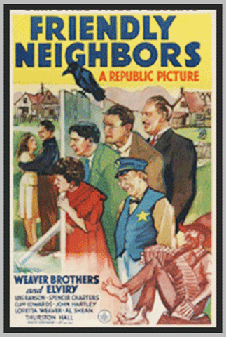 FRIENDLY NEIGHBORS - 1940 - JUNE WEAVER - RARE DVD