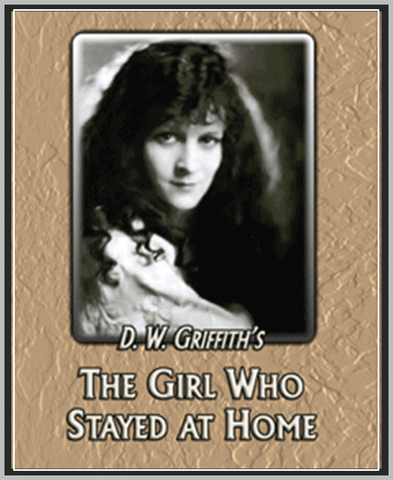 THE GIRL WHO STAYED AT HOME - 1919 - ADOLPH LESTINA - SILENT - RARE DVD