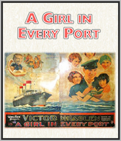 A GIRL IN EVERY PORT - 1928 - LOUISE BROOKS - SILENT - RARE DVD