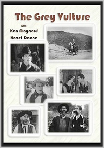THE GREY VULTURE - 1926 - HAZEL DEANE - SILENT - RARE DVD