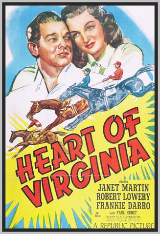 HEART OF VIRGINIA - 1948 - JANET MARTIN - RARE DVD