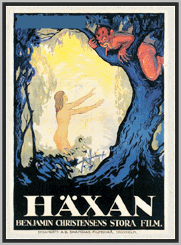 HäXAN - 1922 - MAREN PEDERSEN - SILENT - RARE DVD