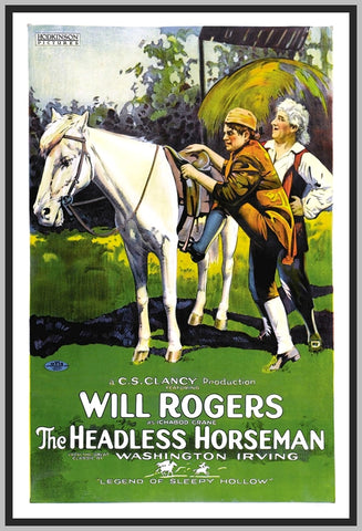 THE HEADLESS HORSEMAN - 1922 - WILL ROGERS - SILENT - RARE DVD