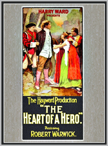 THE HEART OF A HERO - 1916 - GAIL KANE - SILENT - RARE DVD