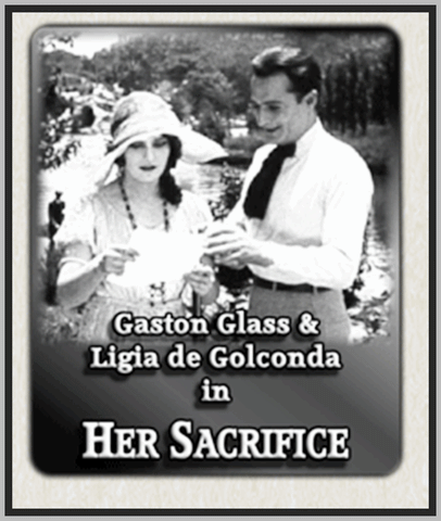HER SACRIFICE - 1926 - GASTON GLACE - SILENT - RARE DVD