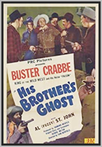 HIS BROTHERS GHOST - 1945 - BUSTER CRABBE - RARE DVD