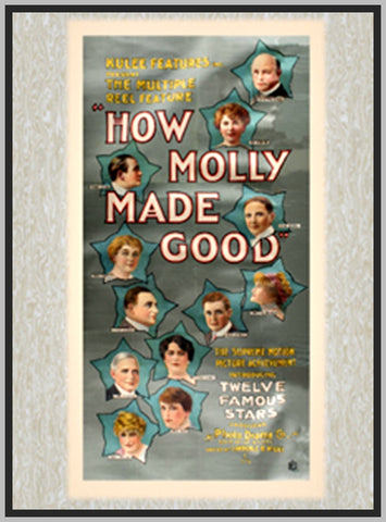 HOW MOLLY MADE GOOD - 1915 - HELEN HILTON - SILENT - RARE DVD
