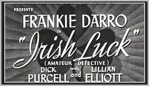 IRISH LUCK - 1939 - JAMES FLAVIN - RARE DVD