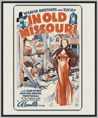 IN OLD MISSOURI - 1940 - JUNE WEAVER - RARE DVD