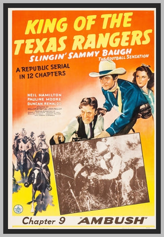 KING OF THE TEXAS RANGERS - 1941 - NEIL HAMILTON - RARE DVD
