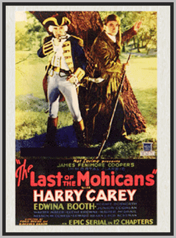 THE LAST OF THE MOHICANS - 1932 - HARRY CAREY - RARE DVD