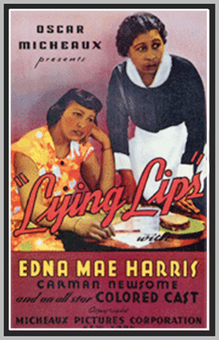 LYING LIPS - 1939 - CARMAN NEWSOME - RARE DVD