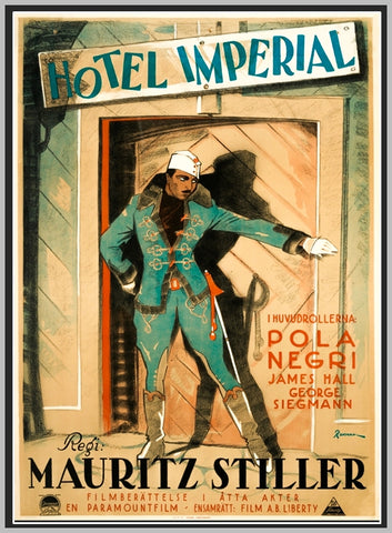 HOTEL IMPERIAL - 1927 - POLA NEGRI - SILENT - RARE DVD