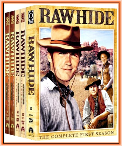 RAWHIDE TV SERIES - 40 DVDS - CLINT EASTWOOD - RARE DVD