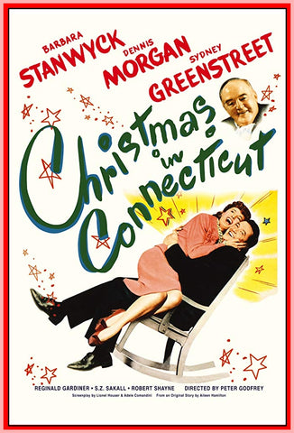 CHRISTMAS IN CONNECTICUT - COLORIZED - 1945 - BARBARA STANWYCK - RARE DVD