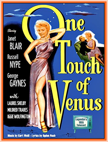 ONE TOUCH OF VENUS - 1955 - JANET BLAIR - COMEDY - RARE DVD!