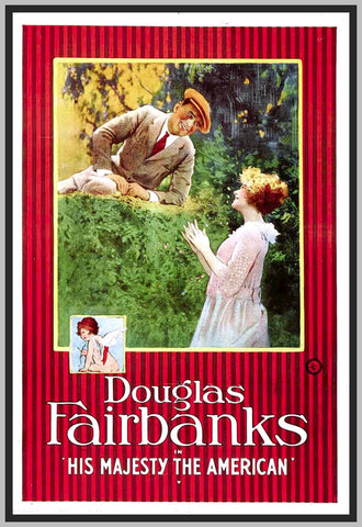 HIS MAJESTY, THE AMERICAN - 1919 - DOUGLAS FAIRBANKS - SILENT - RARE DVD