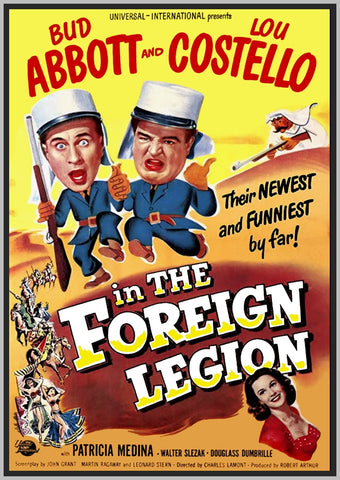 ABBOTT AND COSTELLO IN THE FOREIGN LEGION - (1950) - COLORIZED - B&W - FILM - DOWNLOAD