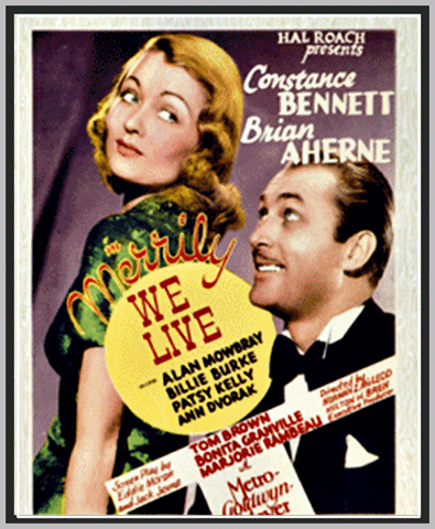 MERRITY WE LIVE - 1938 -CONSTANCE BENNETT - RARE DVD