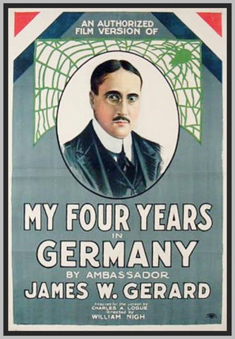 MY FOUR YEARS IN GERMANY - 1918 - KARL DANE - SILENT - RARE DVD