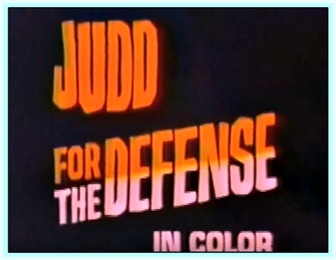 JUDD FOR THE DEFENSE - (1967) - TV SERIES - 12 DVDS