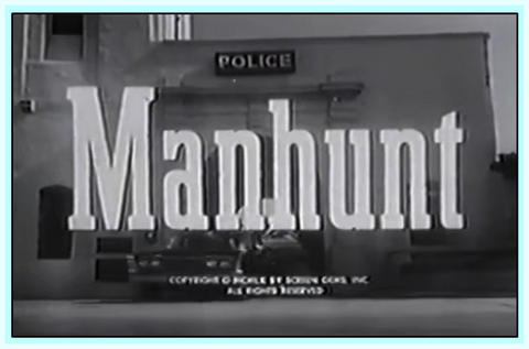 MANHUNT - 1959 - VICTOR JORY - 17 RARE EPISODES - DVDS