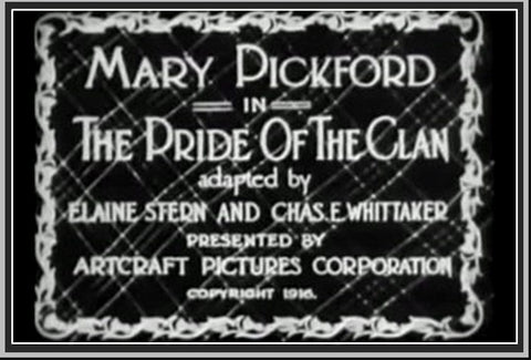 PRIDE OF THE CLAN - 1917 - MATT MOORE - SILENT - RARE DVD