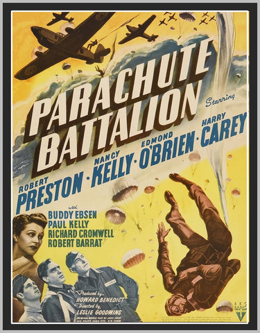 PARACHUTE BATTALION - 1941 - ROBERT PRESTON - RARE DVD