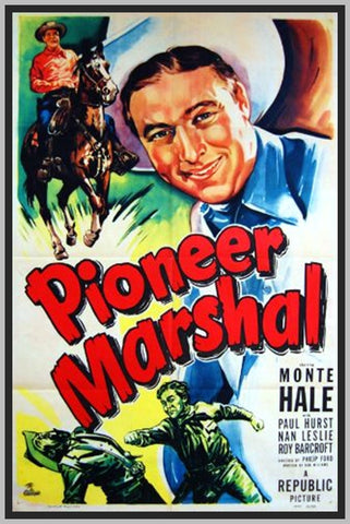 PIONNER MARSHAL - 1949 - MONTY HALE - RARE DVD