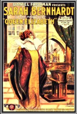 QUEEN ELIZABETH - 1912 - LOU TELLEGEN - SILENT - RARE DVD