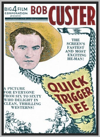 QUICK TRIGGER LEE - 1931 - BOB CUSTER - RARE DVD