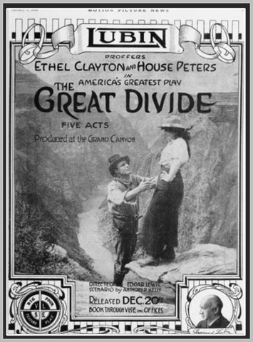 THE GREAT DIVIDE - (1915) - ETHEL CLAYTON - RARE DVD