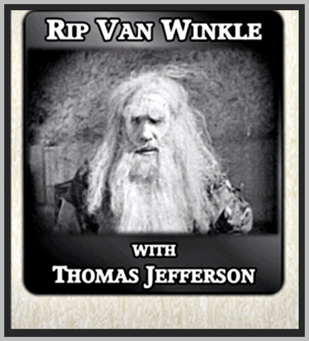RIP VAN WINKLE - 1921 - THOMAS JEFFERSON - SILENT - RARE DVD
