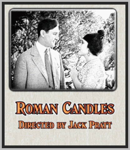 ROMAN CANDLES - 1920 - EDWARD KIMBALL - SILENT - RARE DVD