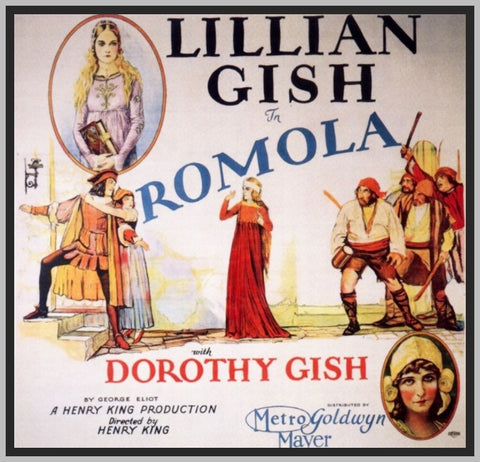ROMOLA - 1924 - LILLIAN GISH - SILENT - RARE DVD