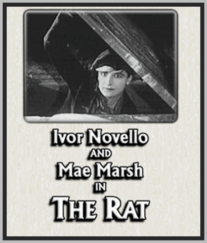 THE RAT - 1926 - IVOR NOVELLO - SILENT - RARE DVD