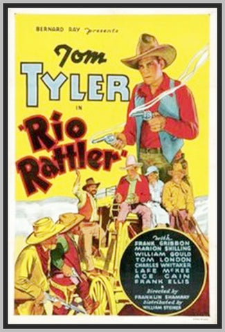 RIO RATTLER - 1935 - TOM TYLER - RARE DVD