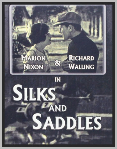 SILKS AND SADDLES - 1929 - MARY NOLAN - SILENT - RARE DVD